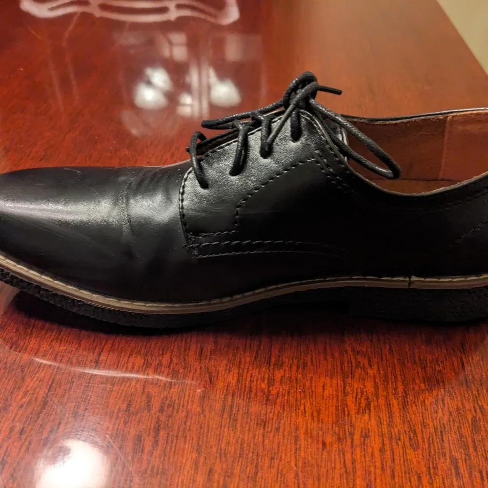 Boys Deer Stags dress shoes, size 5.5, black - Picture 6 of 6